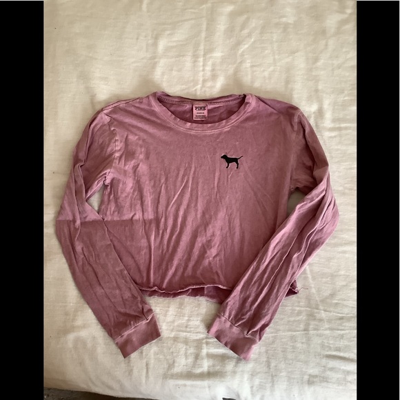 PINK Victoria's Secret Tops - PINK Cropped Cut Off Shirt